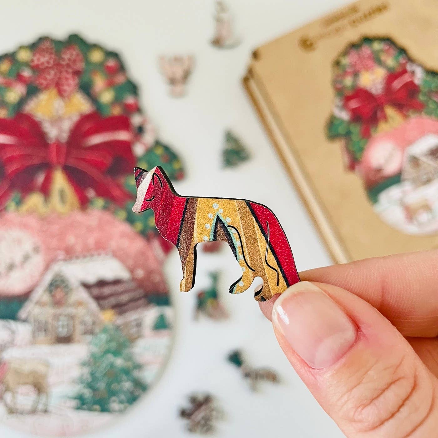 Lubiwood – wholesale Pussel - Vuxen – Winter Fairytale pussel i premiumlåda9