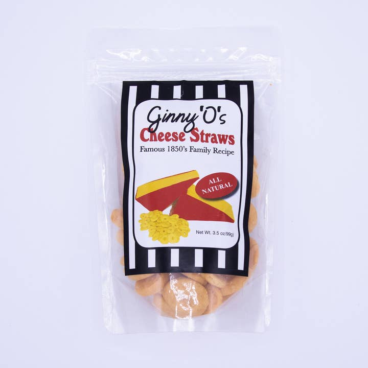 Ginny O's - Wholesale Crackers - 3.5 oz Original Cheddar Cheese Straws0