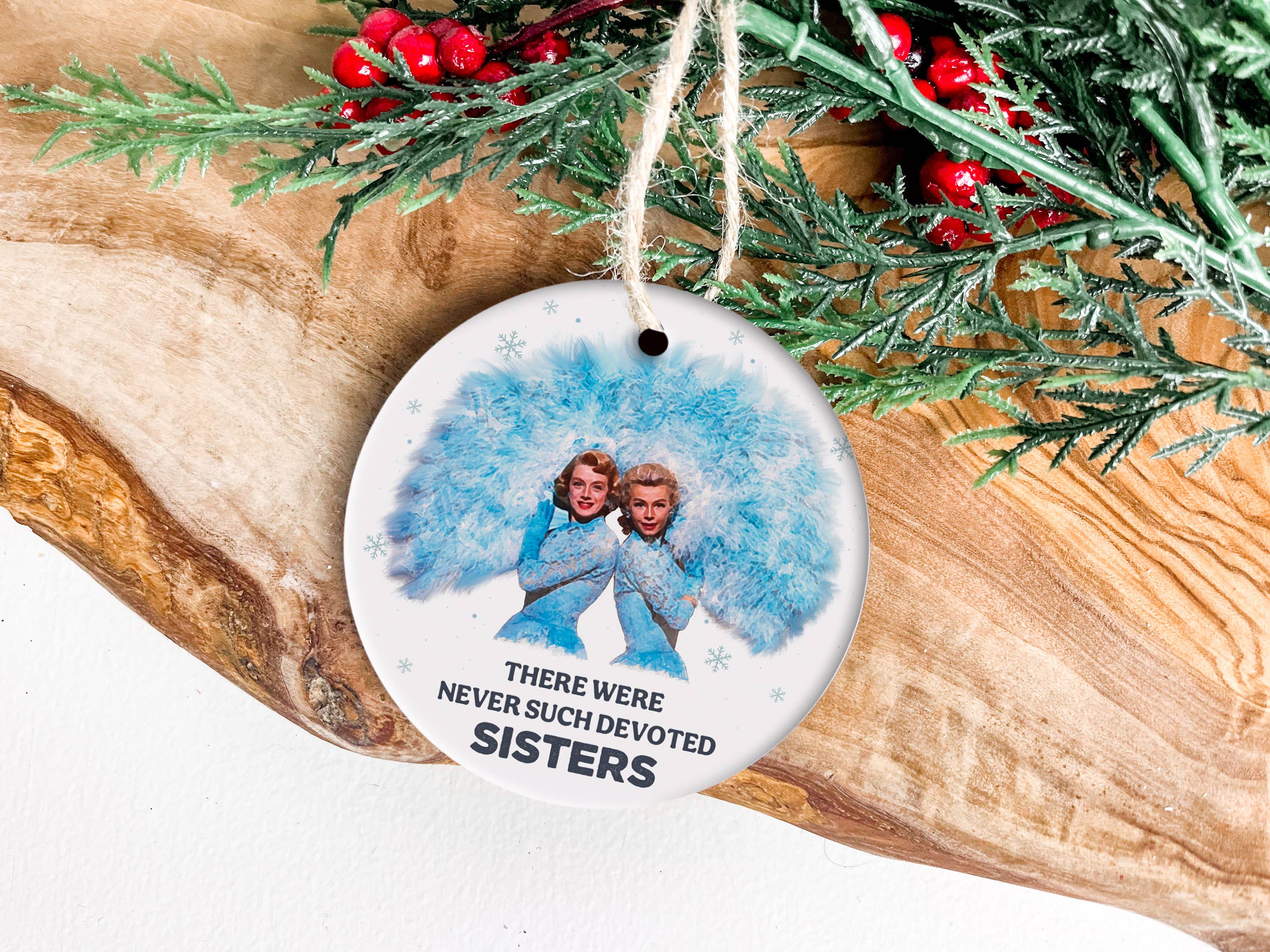 TMLECOM LTD – wholesale Ornament – Haynes Sisters Ornament, Funny Sisters Christmas Ornament3