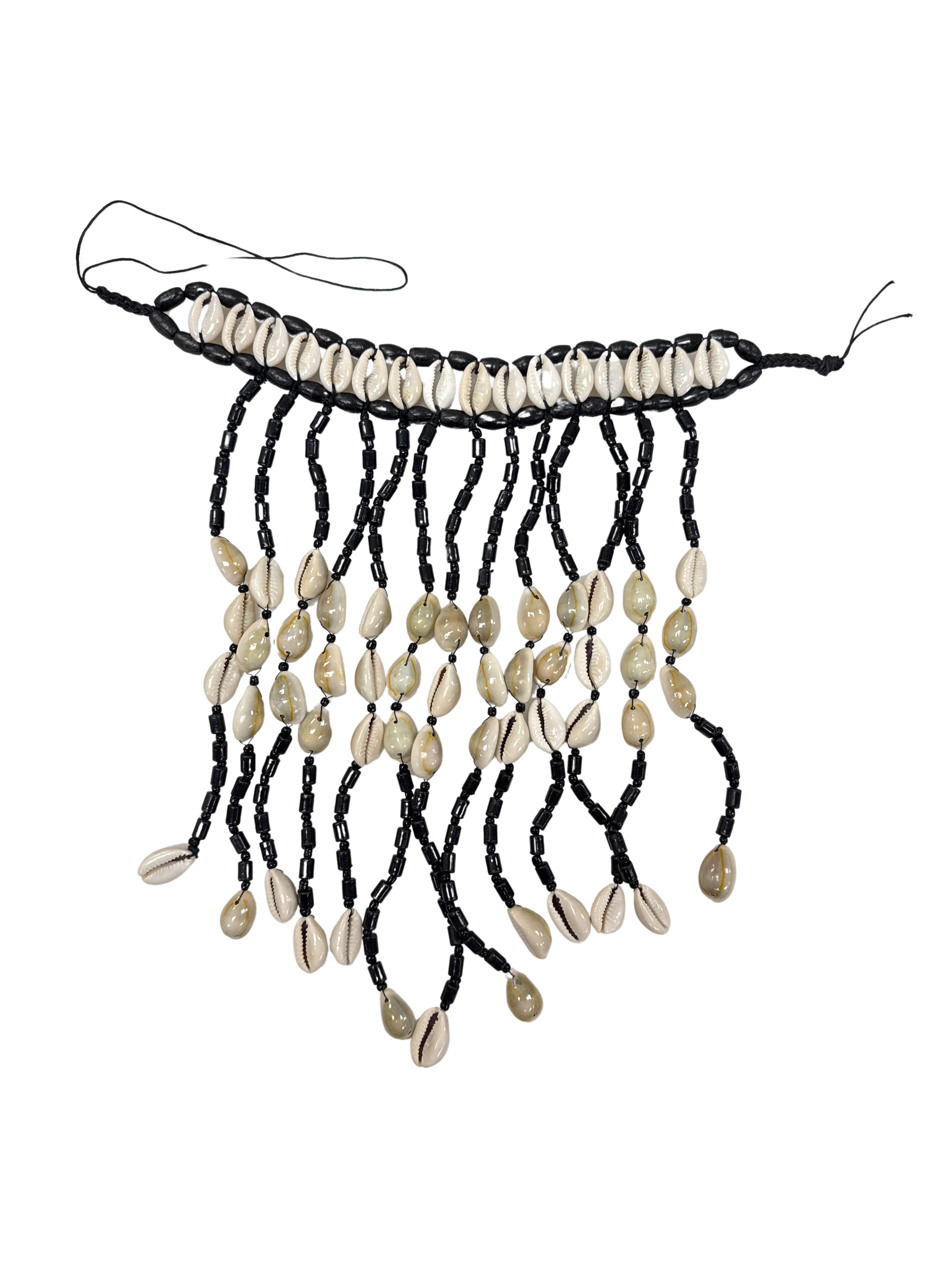 Treasure Jewelry - Wholesale Bib Necklace - Large Cowrie Shell Bib Necklace Cowie Necklace5