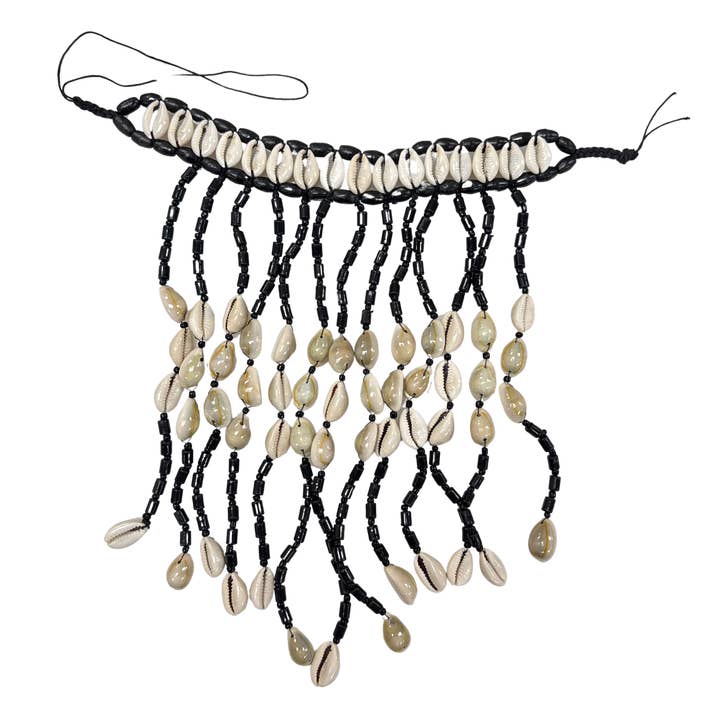 Treasure Jewelry - Wholesale Bib necklace - Large Cowrie Shell Bib Necklace Cowie Necklace5