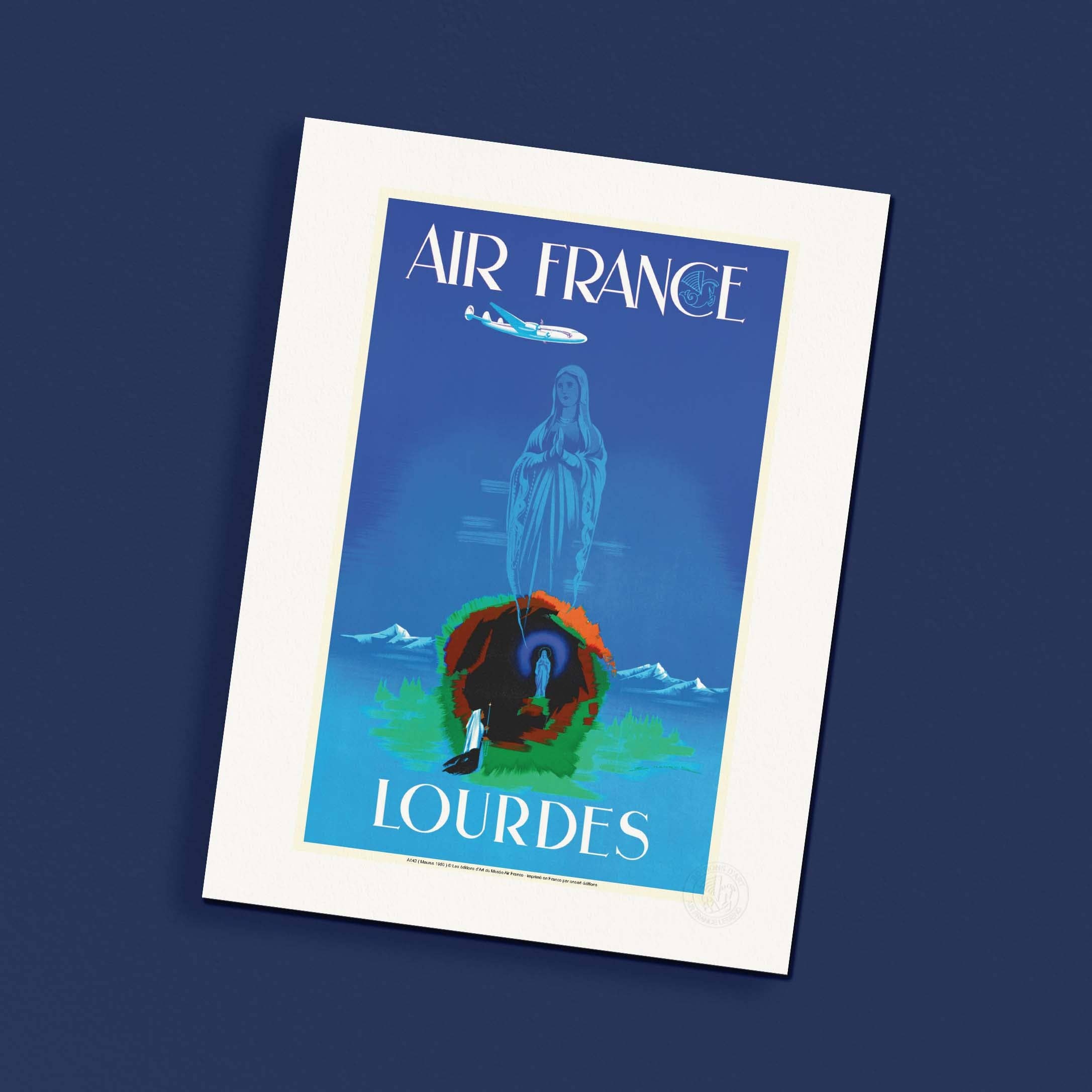 Oneart - Wholesale Poster - Air France Poster / Lourdes - AFL00422