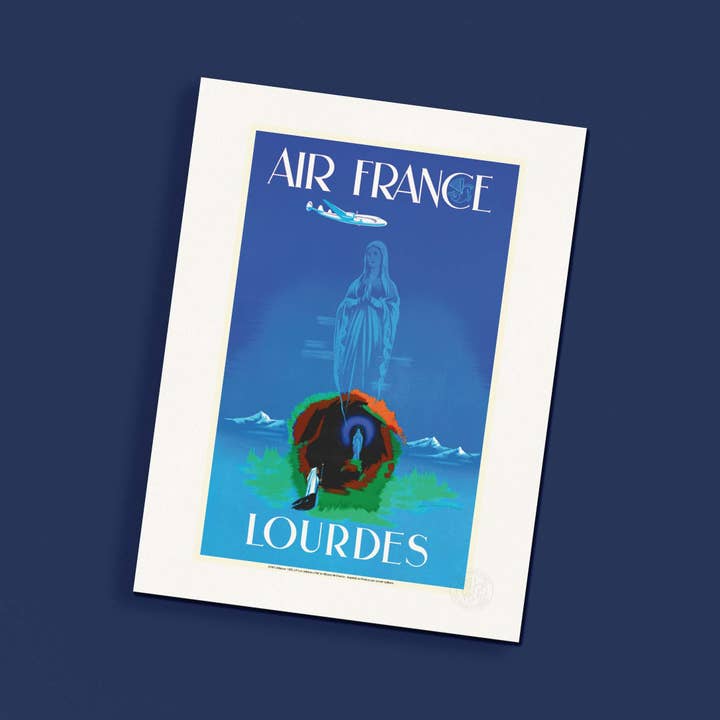 Oneart - Wholesale Poster - Air France Poster / Lourdes - AFL00422