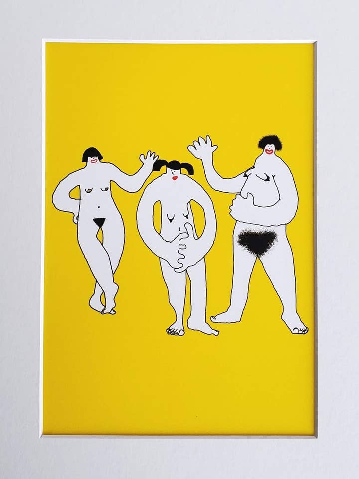 Hey, Pretty Eyes print for wholesale by Harmony Art Shop