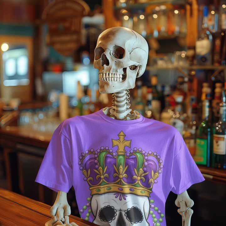 Mardi Gras skellie king for wholesale by Hot Mess Apparel