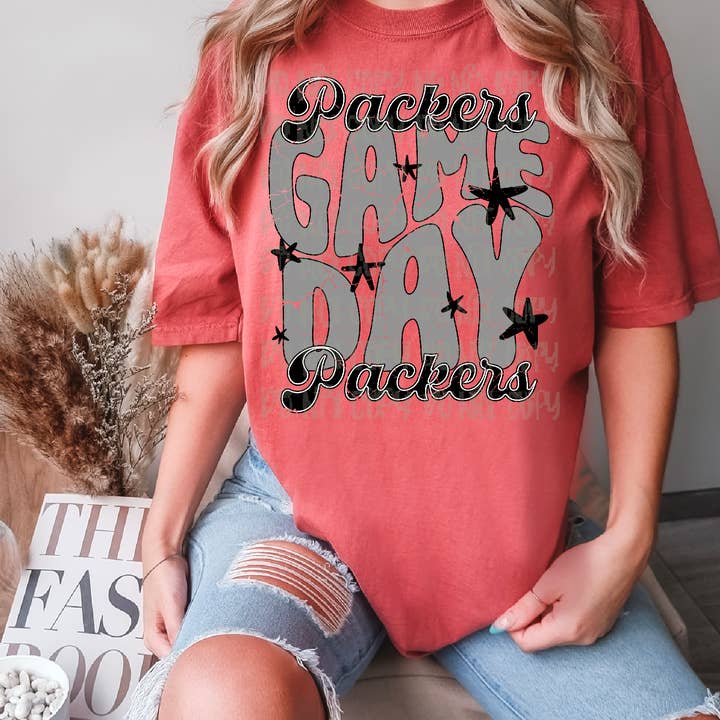 Game Day Packers DTF Transfer for wholesale by K and M Designs