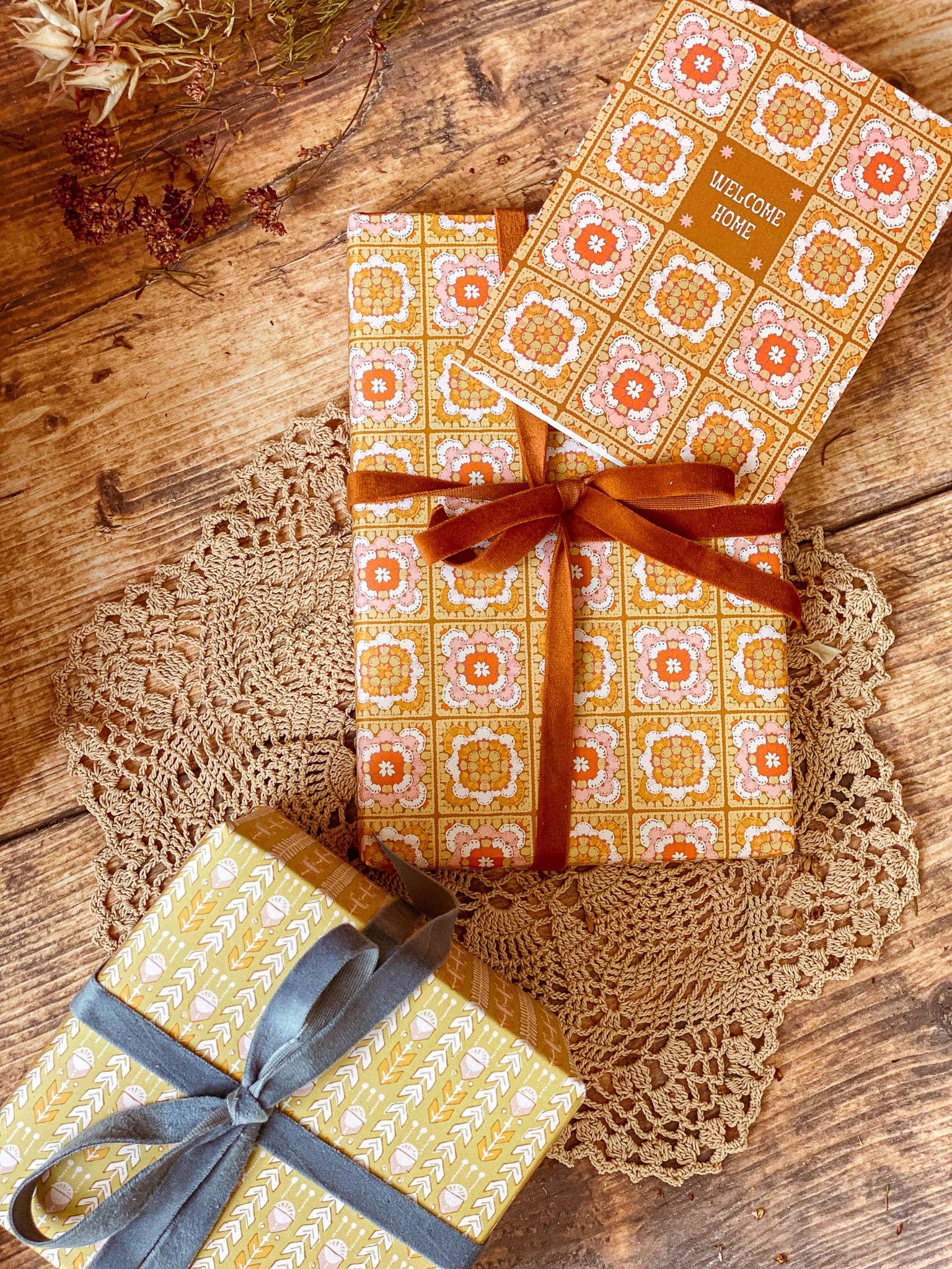 re:mused studio - Wholesale Flat Wrap - Petalcraft Gift Wrap Sheet-Double Sided7