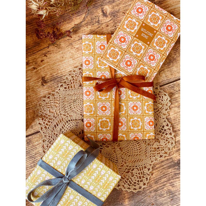 re:mused studio - Wholesale Flat Wrap - Petalcraft Gift Wrap Sheet-Double Sided7