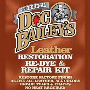 Black Leather Repair  Black Leather Jacket Restoration Kit- Doc Bailey's