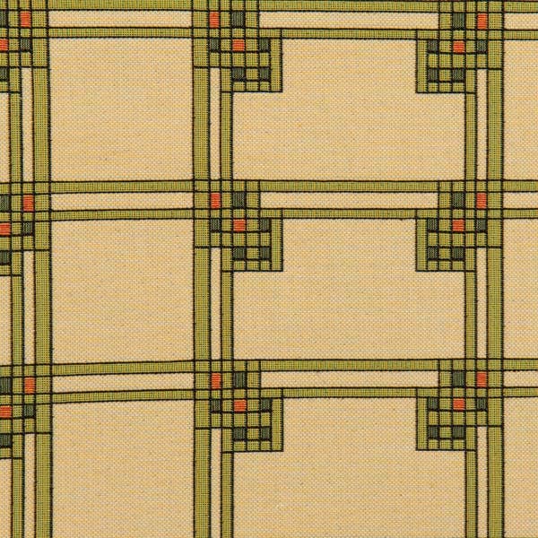 Janela Louis Sullivan Art Glass - Tecido - Detalhe 1 por atacado de Rennie & Rose