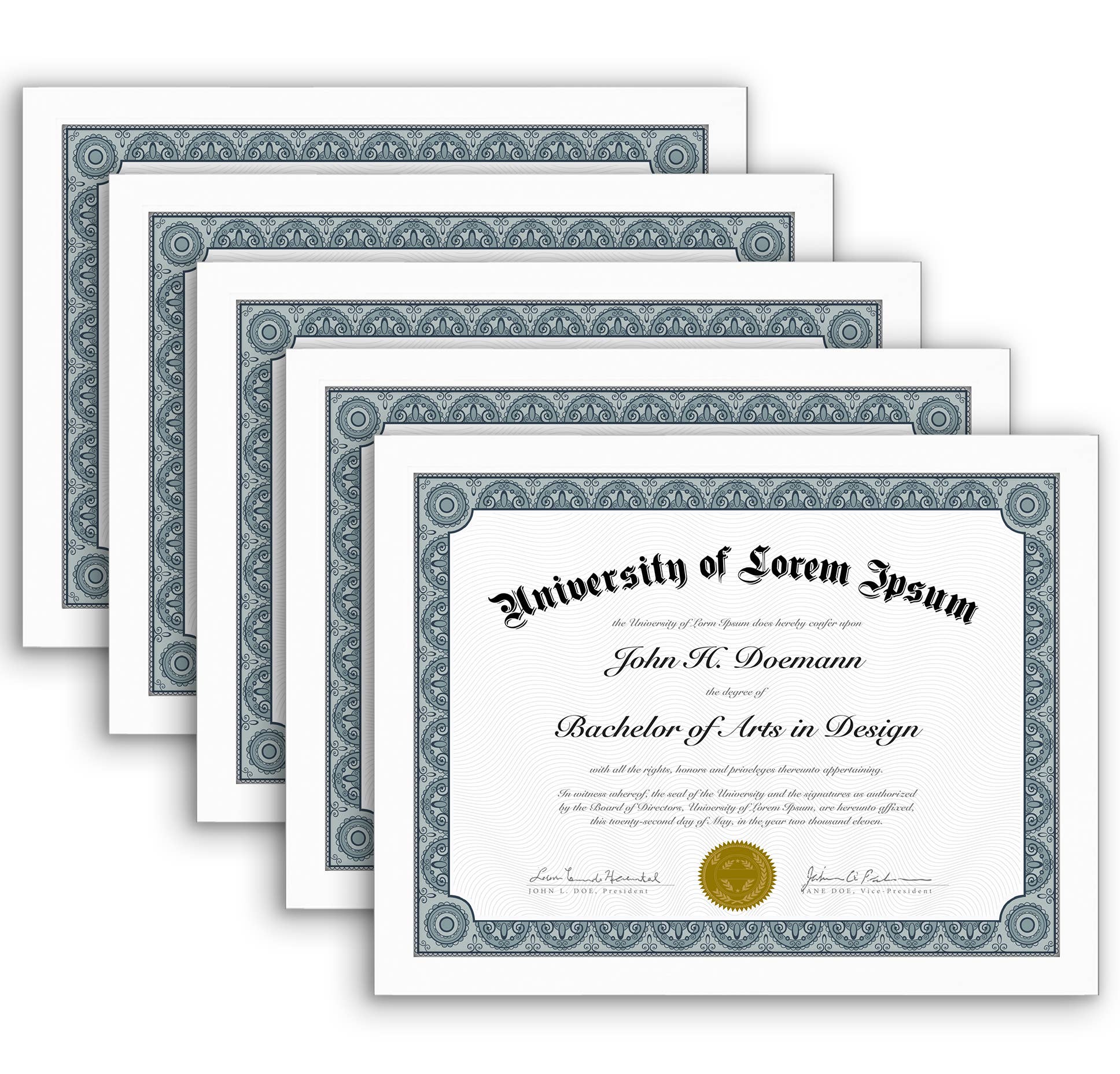 Americanflat - Wholesale Picture Frame - Americanflat 5 Pack Picture Frames Plexiglass Cover44