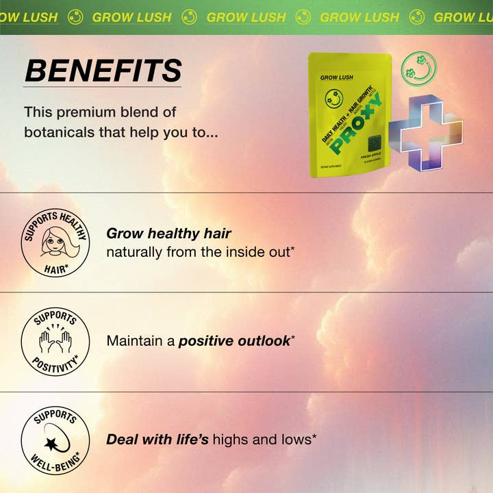 Proxy Wellness - Wholesale Oral Supplement/Vitamin - PROXY Grow Lush8