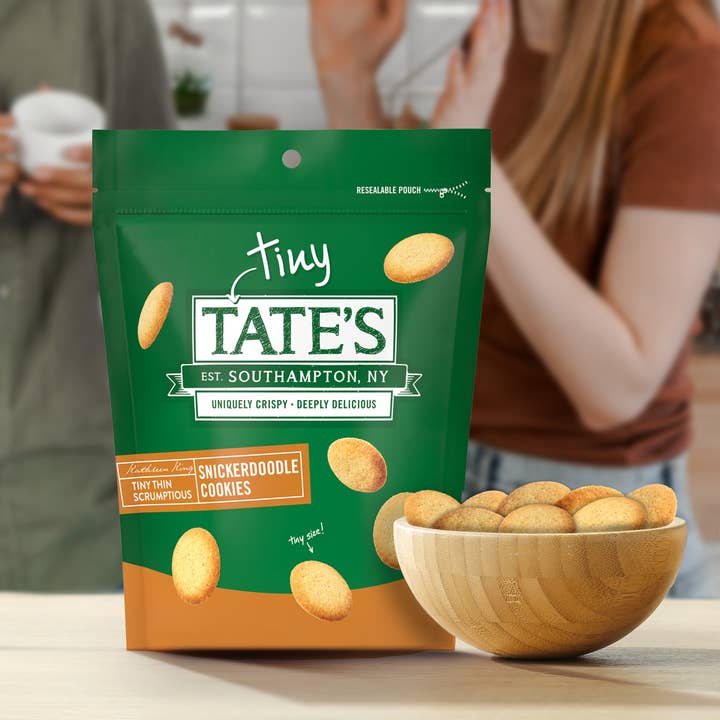 Tate's Bake Shop - Wholesale Cookie - 6ct - 5.5oz Tiny Tate's Snickerdoodle Cookies