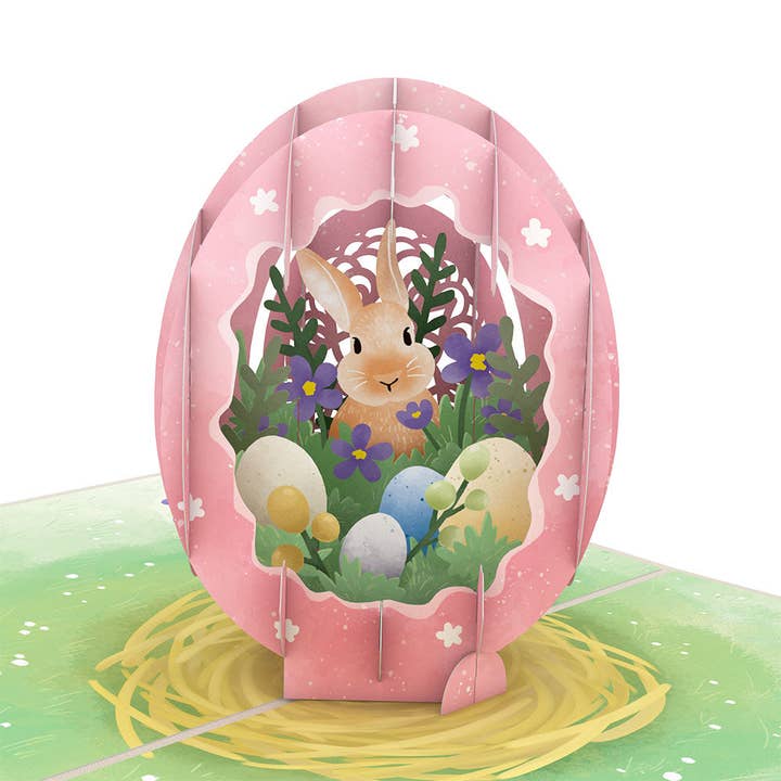 Easter Egg Card, 5x7'' Pop-Up Cards for wholesale by Lovepop Cards