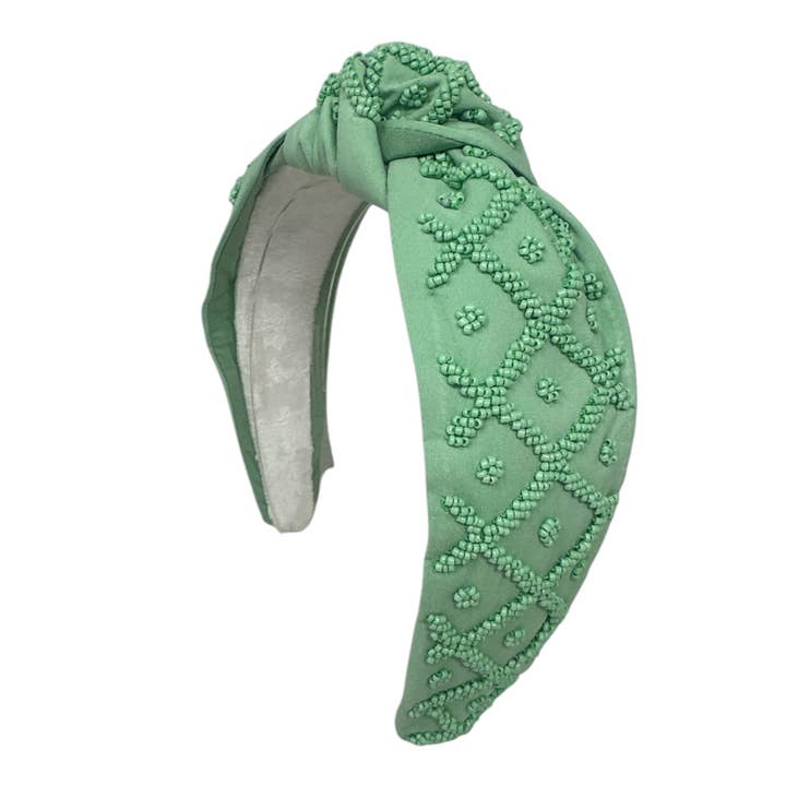 Headband Knot - Monochromatic - Green for wholesale by Golden Lily