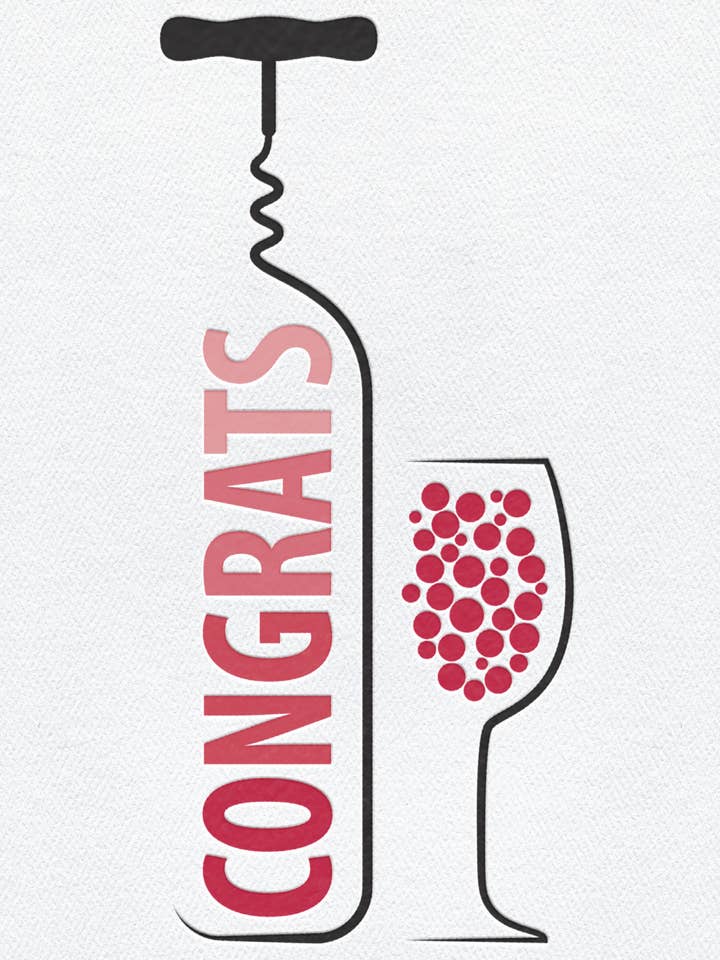 Co/LetterPress Félicitations pour la vente par Greeting Cards by Norcard