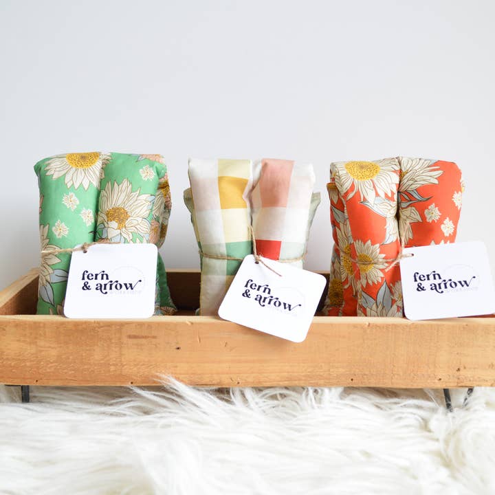 Boho Aromatherapy Neck Wrap - Sunflower for wholesale by Fern & Arrow