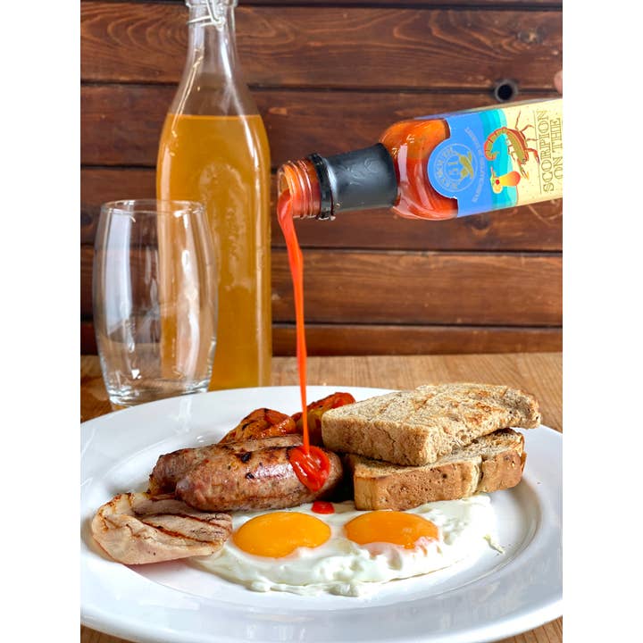 Weymouth 51 Hot Sauces - Wholesale Hot Sauce - Scorpion on the Beach Fermented Super Hot Chilli Sauce 220ml2