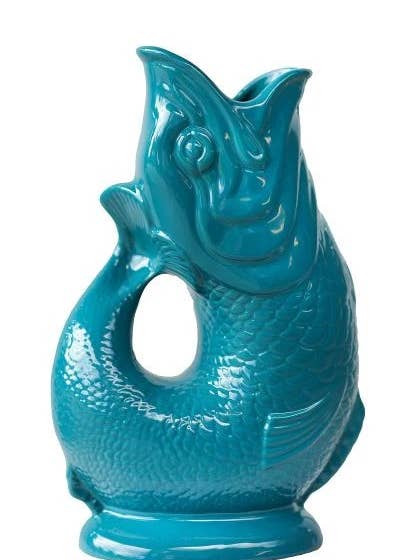 Carafe à lunettes Teal pour la vente par The Original Gluggle Jug Factory