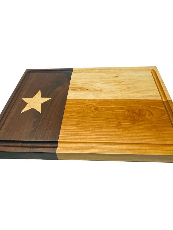 Spencer's Custom Wood Texas Flag Cutting Board / Butcher blo for wholesale by Spencer's Custom Wood