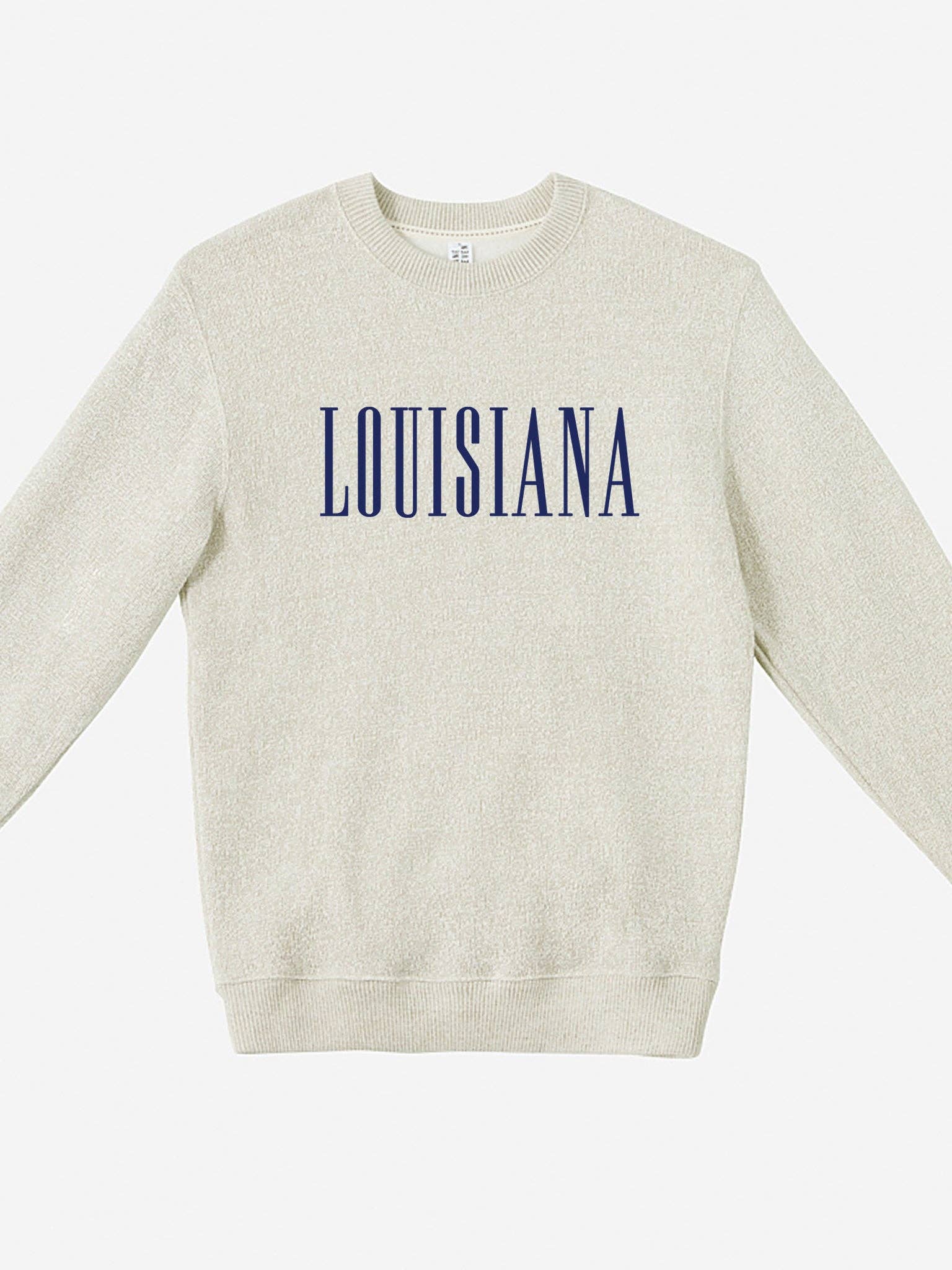 Stated Brands – wholesale Sweatshirt med tryck - Dam – Louisiana BTS Förberedelse Tröja4