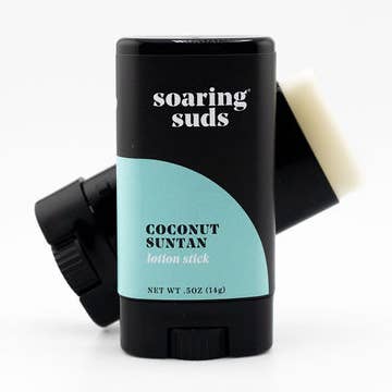 Solid Lotion Stick aus Kokosnuss für den Großhandel von Soaring Suds Soap Co., LLC