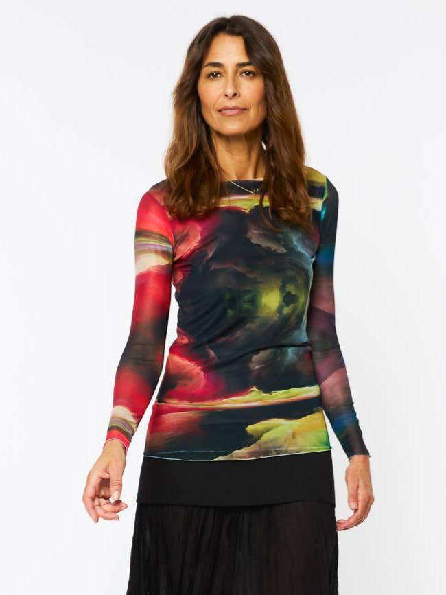 Surreal - Florence Double Sheer Top for wholesale by AMB Designs