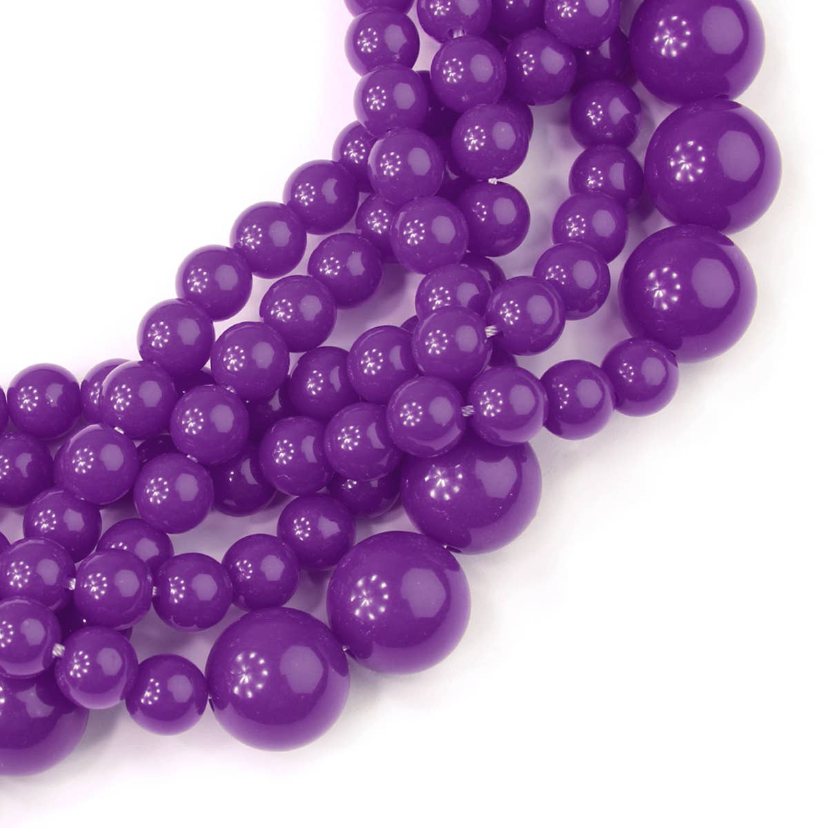 MYS Wholesale Inc - Vente Parures de bijoux - Ensemble collier ras-du-cou et boucles d'oreilles à bulles à plusieurs brins pour femmes12