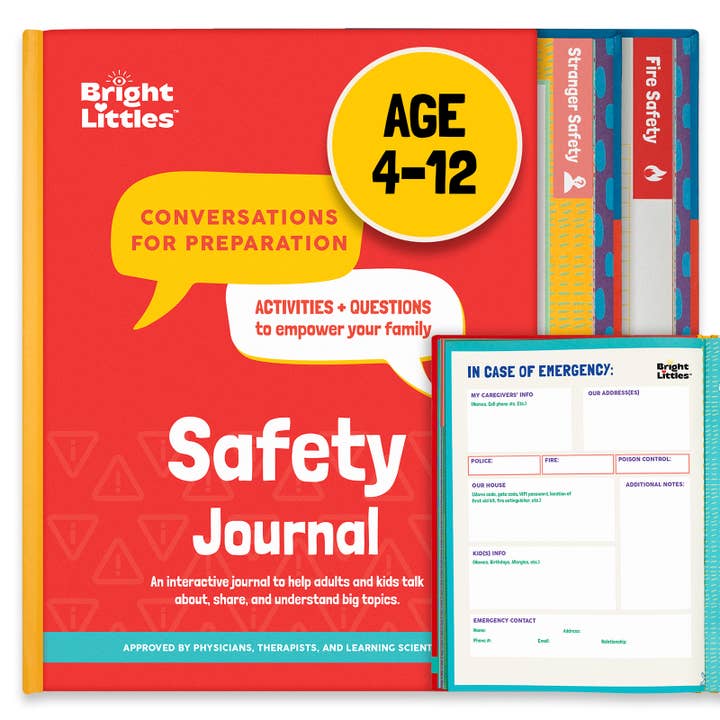 Bright Littles - Wholesale Early Reader Book (6-8) - Safety Conversation Journal1