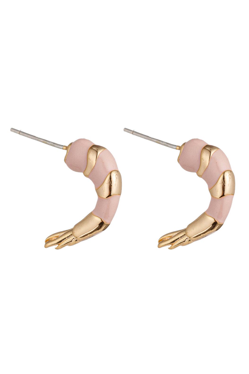 Eye Candy Los Angeles - Wholesale Hoop Earrings - Tiger Shrimp Earrings0