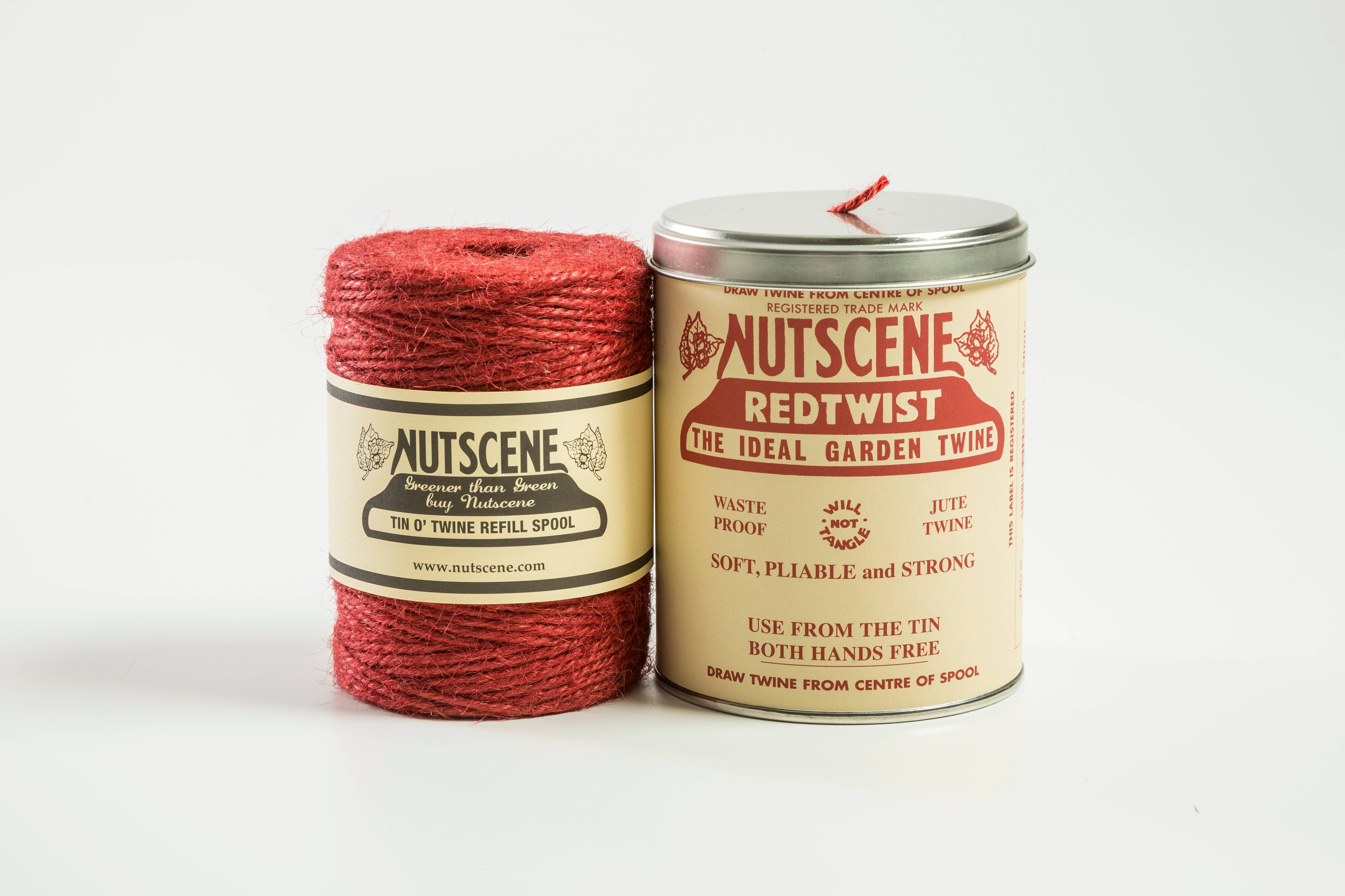 Nutscene Twines Ltd - Wholesale Touw - Iconische tin met Nutscene juten touw (150 m)9