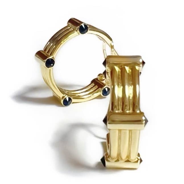 Adira Crystal Point Hoop-örhängen Guld för wholesale av CVLCHA