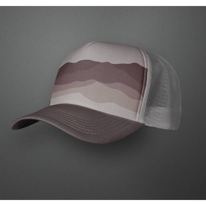 Wild Child Hat Co - Wholesale Kids Hat - Kids - Purple Mountain Trucker Hat Toddler Size5