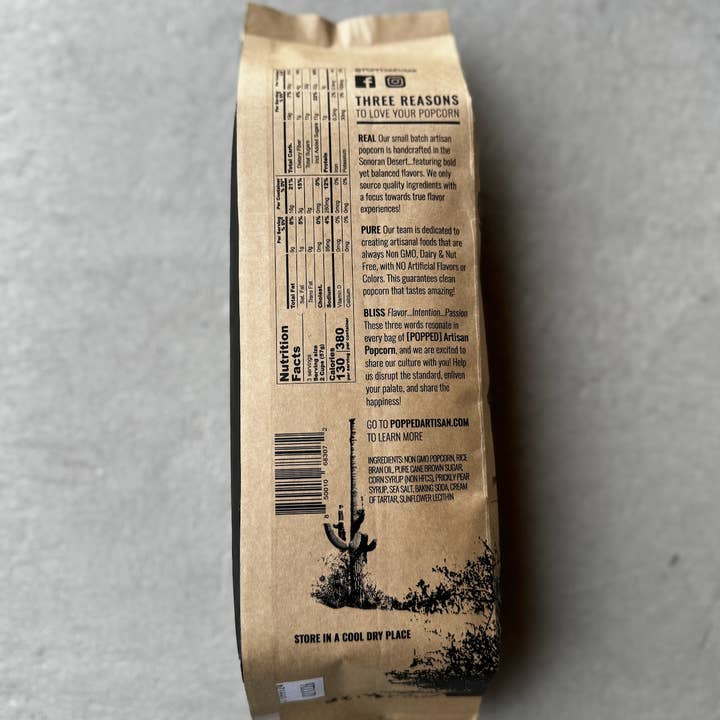 POPPED Artisan Popcorn - Wholesale Popcorn - Prickly Pear Caramel Artisan Popcorn1