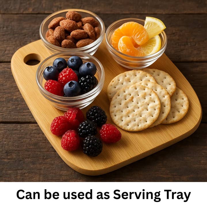 INVISION - Wholesale Cutting Board - 24pc 8x6" Bamboo Mini Blank Boards – Bulk for Custom Gifts9