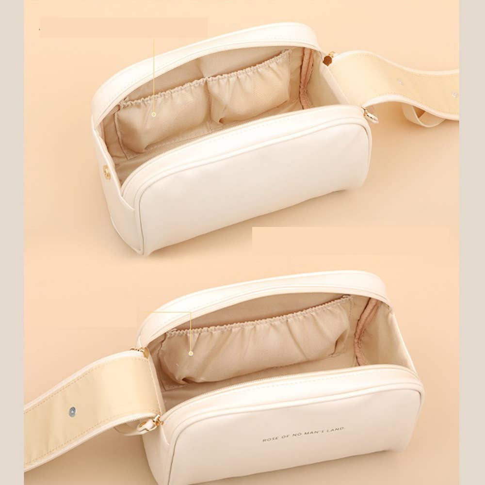 Wholesalesir - Vente Trousse de toilette – femme - Trousse de toilette imperméable de grande capacité à fermeture éclair à double couche4