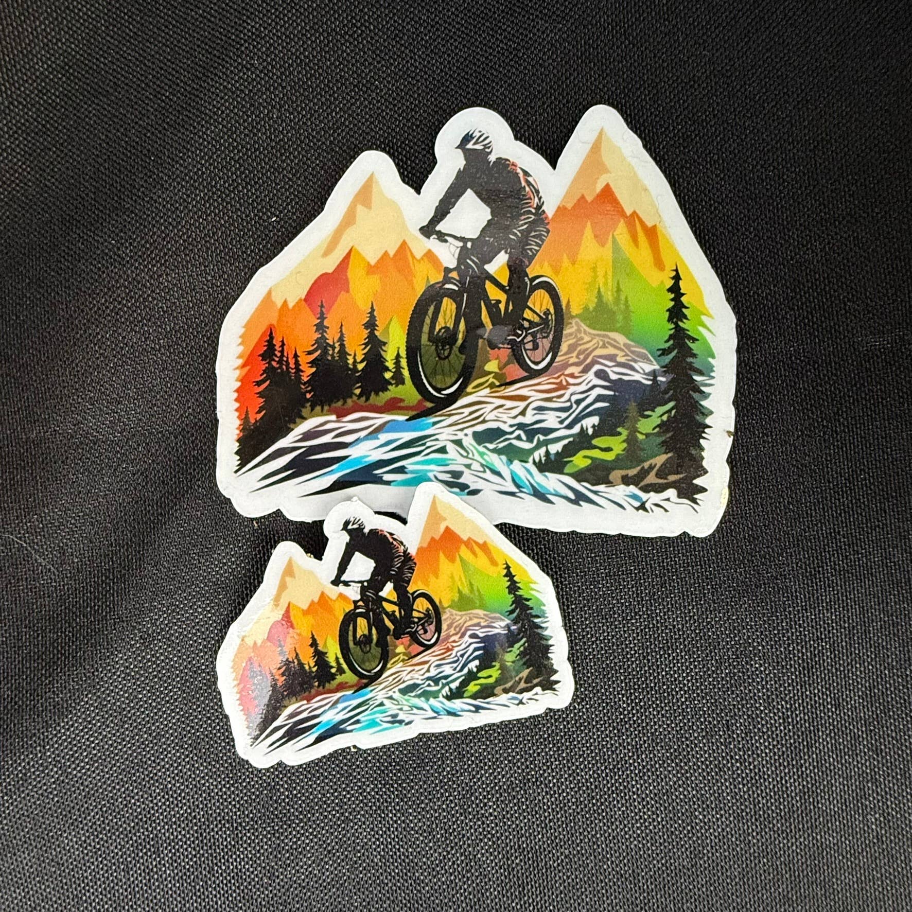 National Parks and Beyond - Wholesale Sticker - Mountain Biking Adventure Sticker - Transparent/Opaque Vinyl5