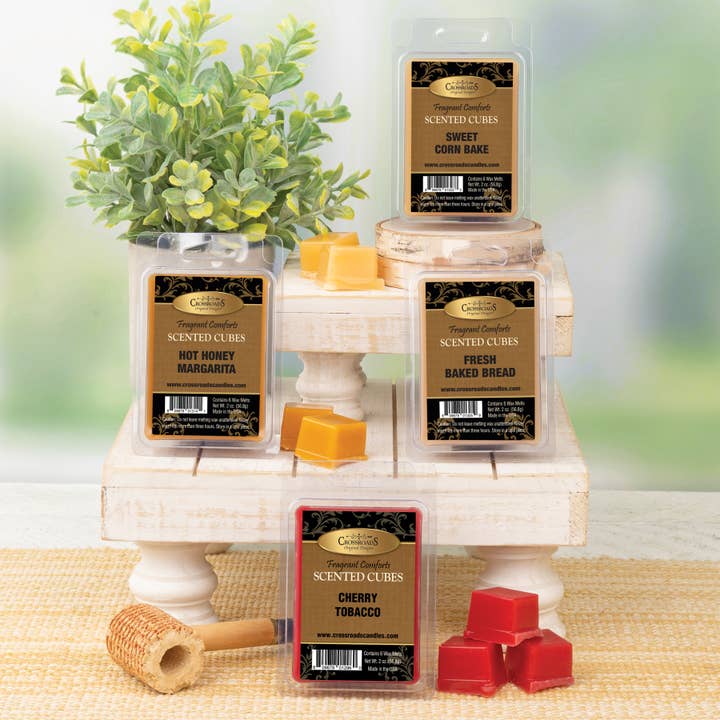 Nouveau parfum - Pré-emballage de cubes parfumés pour la vente par Crossroads Original Designs