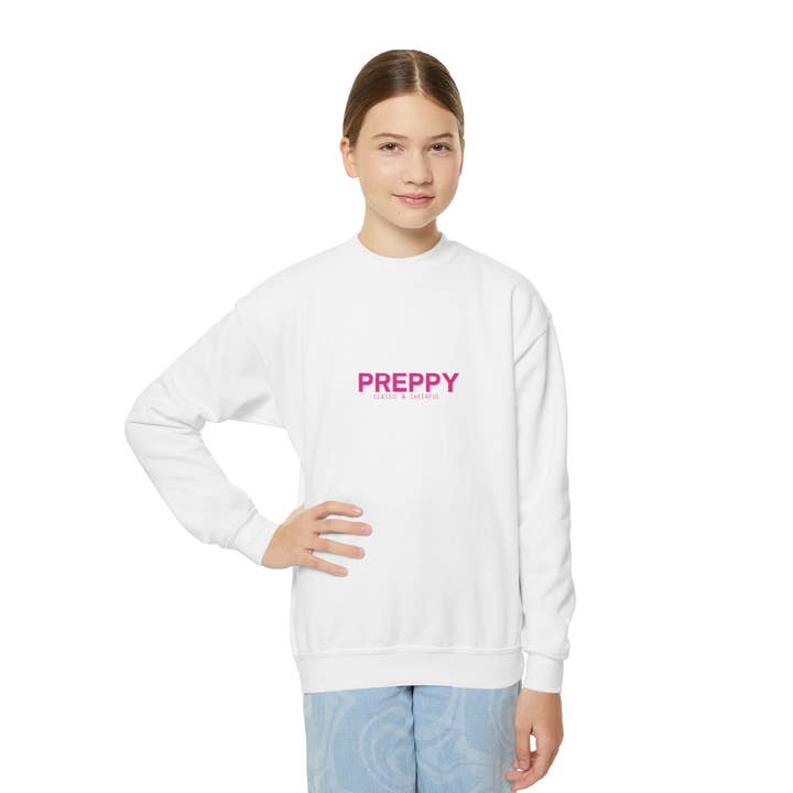 Sweat-shirt ras du cou PREPPY pour adolescent pour la vente par MARA Style