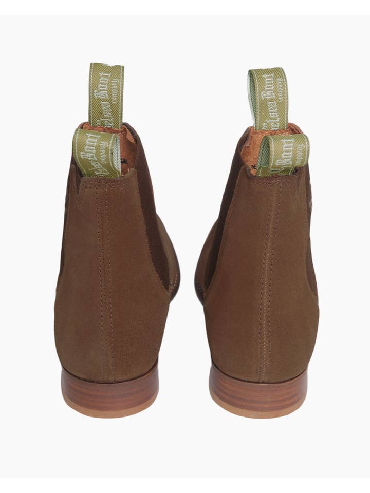 Tan Lt Brown Women's Suede Chelsea Boot for wholesale on Faire4