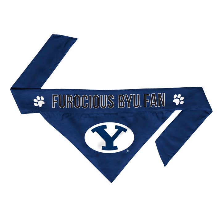 Little Earth Productions - Wholesale Pet Bandana - Dog - NCAA BYU Cougars Reversible Pet Bandana