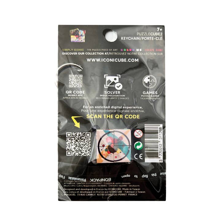 ICONICUBE - Wholesale Puzzel - Volwassene - Kandinsky sleutelhanger 2x21
