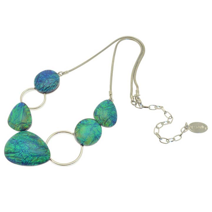 Iridescent Pebble Necklace for wholesale by Miss Milly Limited
