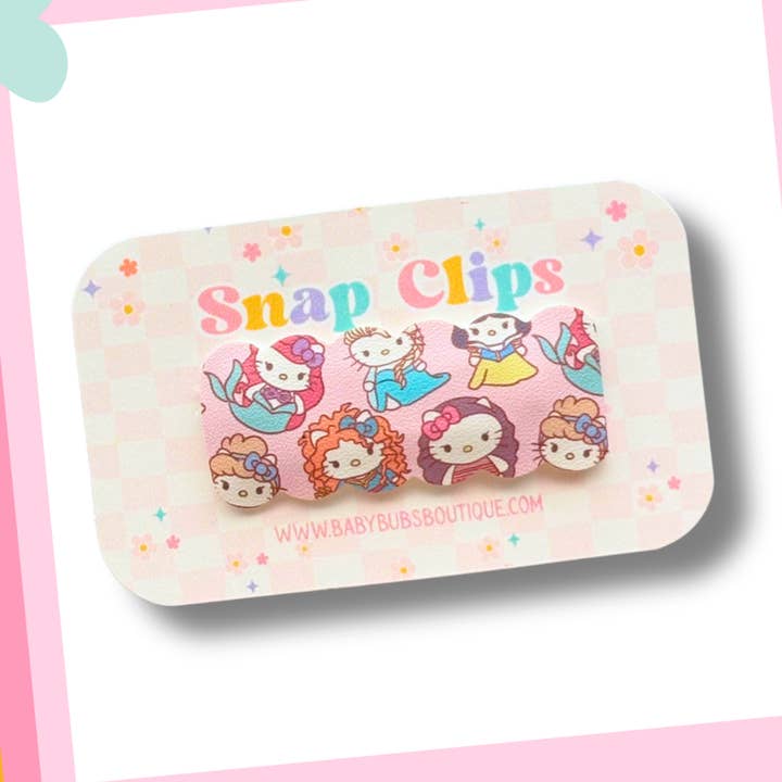 HK Princess Snap Clip for wholesale by BabyBubsBoutique
