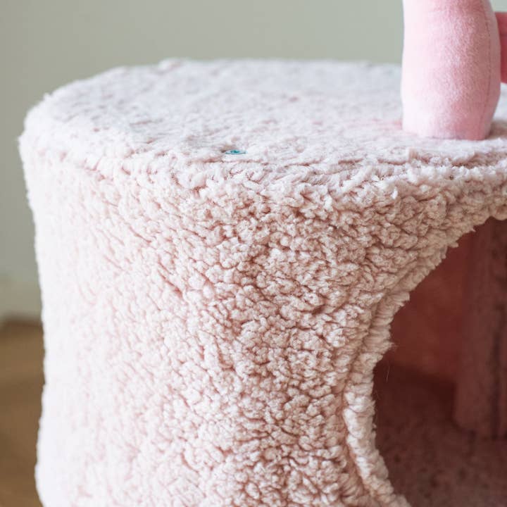 PetPals Group - Wholesale Pet Scratcher - Cat - Catry Flamingo Cat Tree with Scratching Ramp5