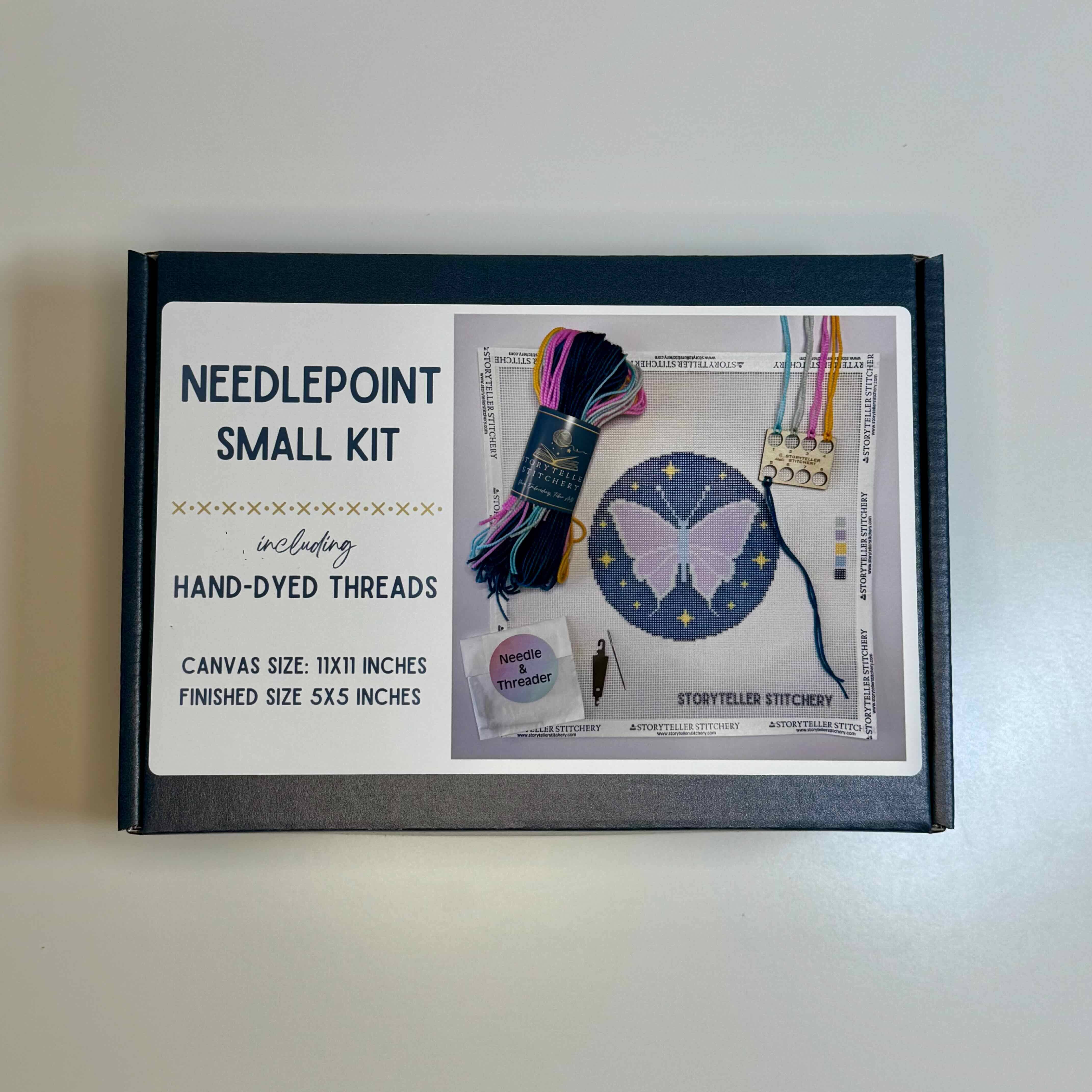 Storyteller Stitchery – wholesale Material för broderi/korsstygn – Lunamåne — Modernt Broderikit (Liten Design)2