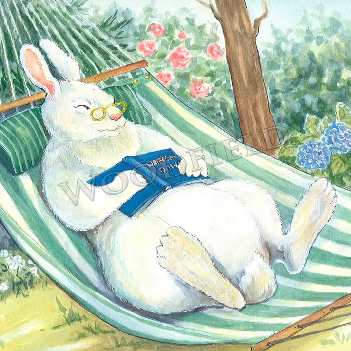 #3 - Hammock Notecard for wholesale by Woodfield Press