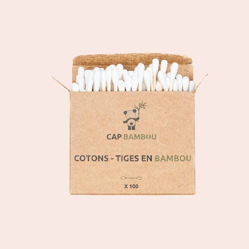 cap bambou - Wholesale Cotton Swab/Q-Tip - Bamboo cotton buds x100