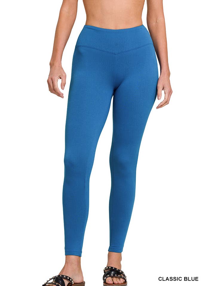 42POPS – Engroshandel Sports-/loungeleggings – til kvinder – , SI-26201 Mikrofiber Blød Taljebånd Fuld Længde Leggings5