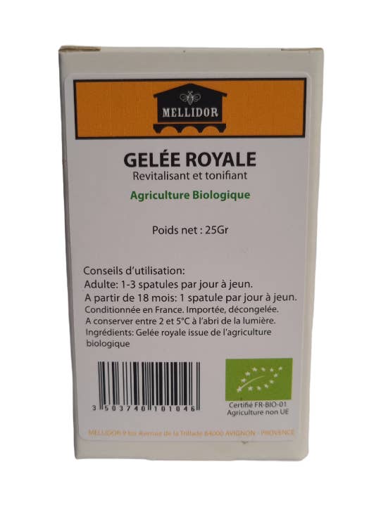 Bio-Gelee Royale – 25 g für den Großhandel von Mellidor